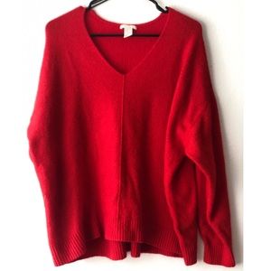Red H&M sweater